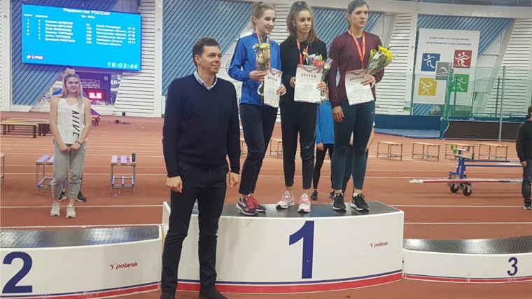 Жилина Виктория- серебряный призер первенства России в прыжке в длину